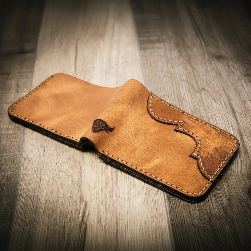 Handcrafted Western Bifold Wallet