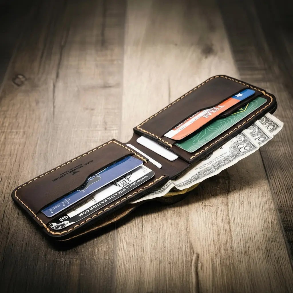 Handcrafted Western Bifold Wallet