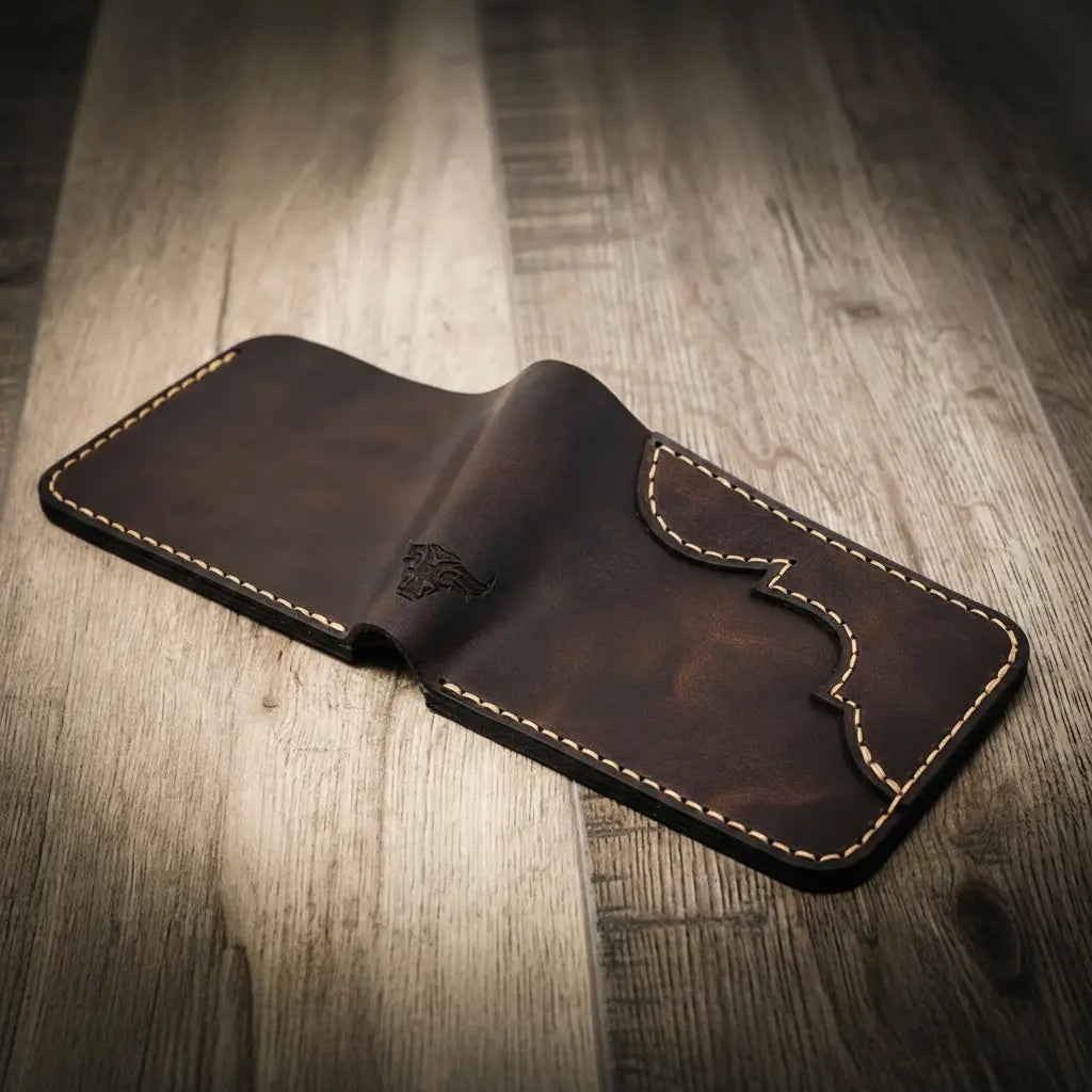Handcrafted Western Bifold Wallet