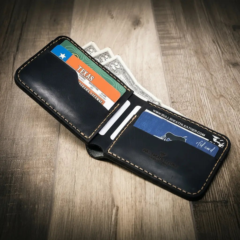 Handcrafted Western Bifold Wallet