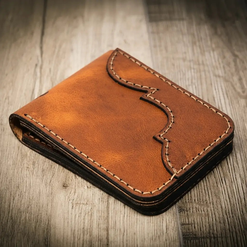 Handcrafted Western Bifold Wallet