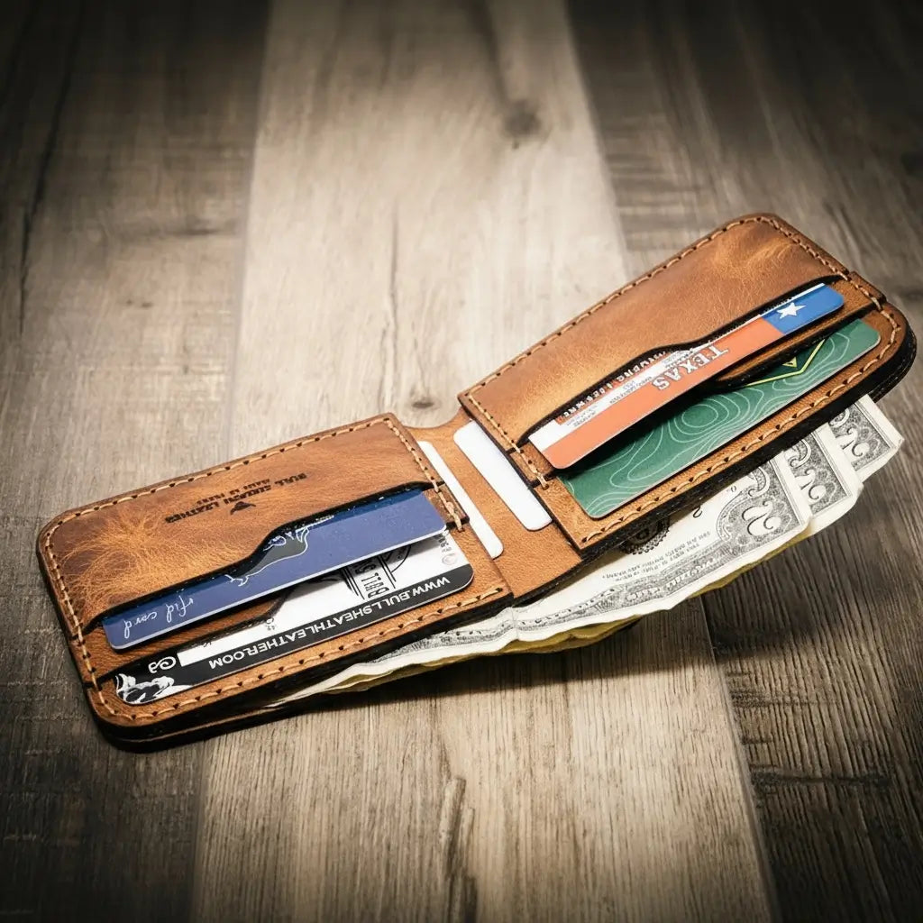 Handcrafted Western Bifold Wallet