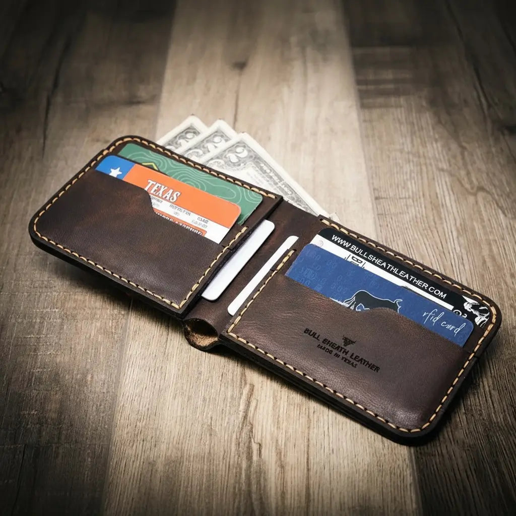 Handcrafted Western Bifold Wallet
