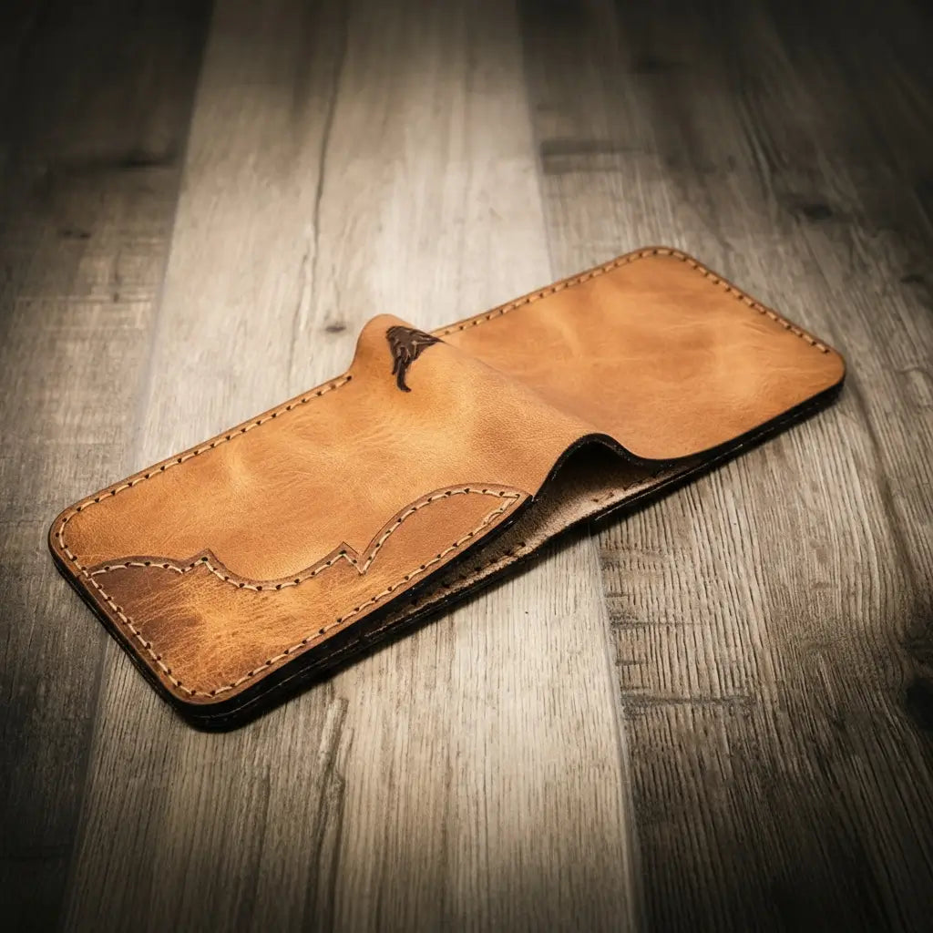 Handcrafted Western Bifold Wallet