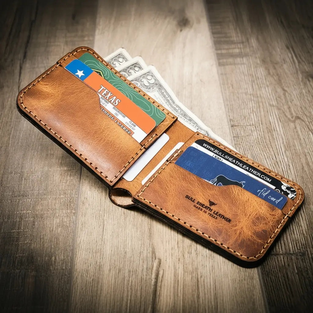 Handcrafted Western Bifold Wallet