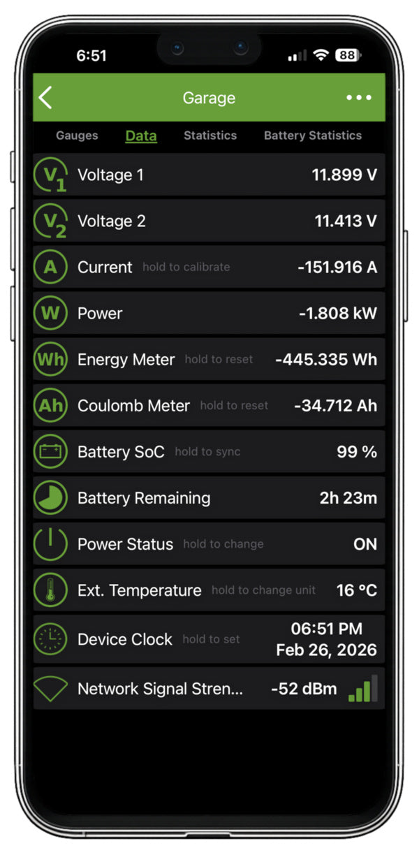 PowerMon Bluetooth Battery Monitor & DC Power Meter